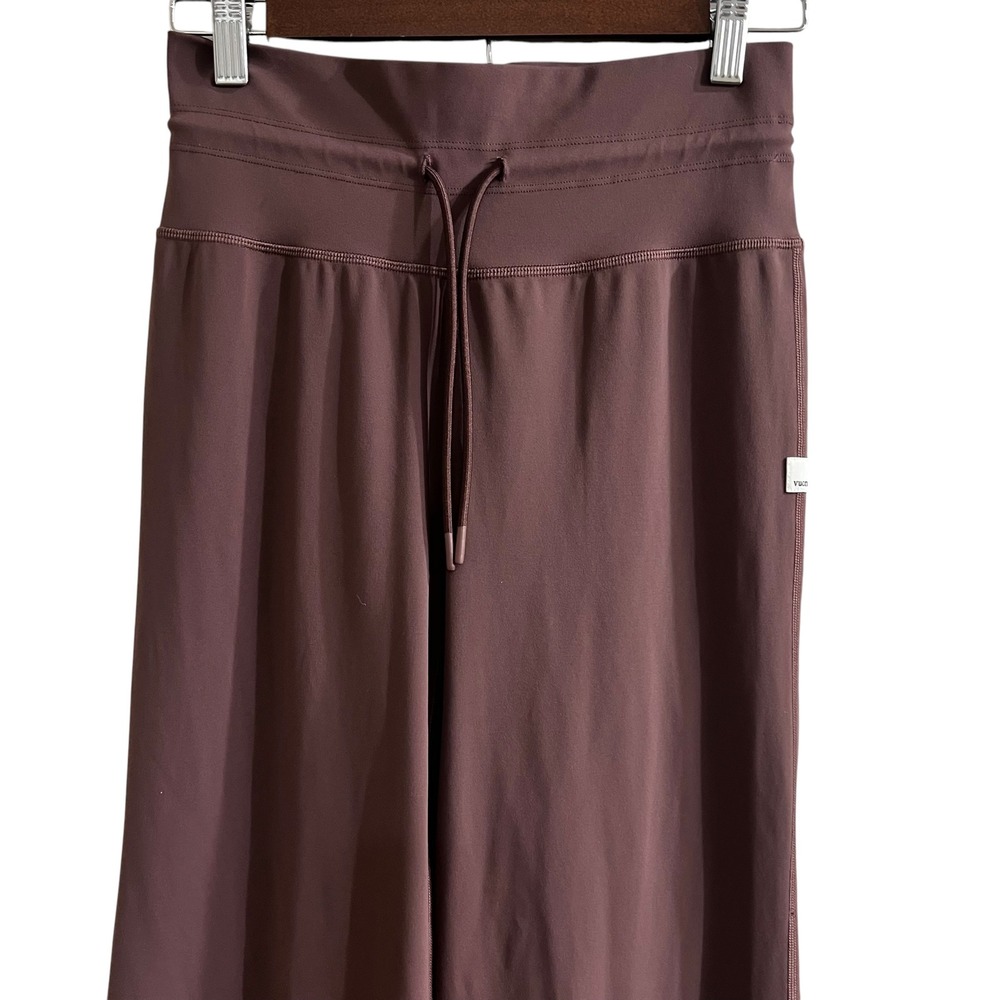 Vuori Daily Wide Leg Lounge Pants Mahogany Brown Small Womens Athleisure - Picture 2 of 6